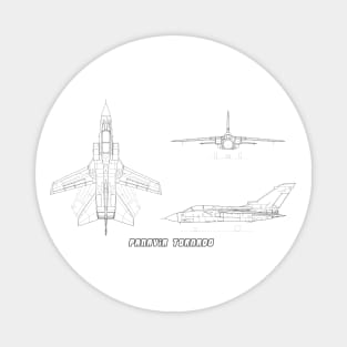 Panavia Tornado (black) Magnet